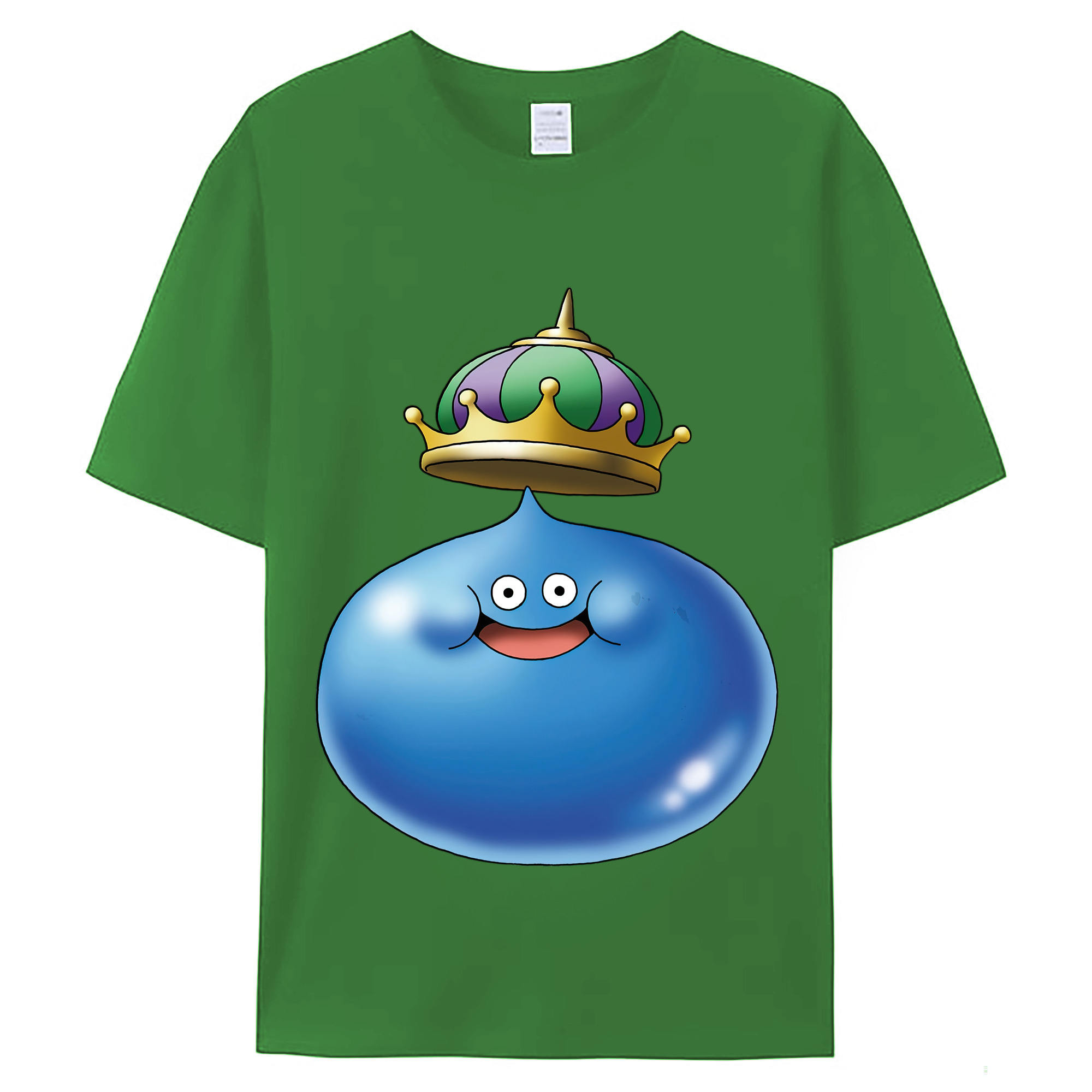 （画像用） ドラゴンクエスト Doragon Kuesuto Dragon Quest レディースカジュアルプリントTシャツ（綿100％）